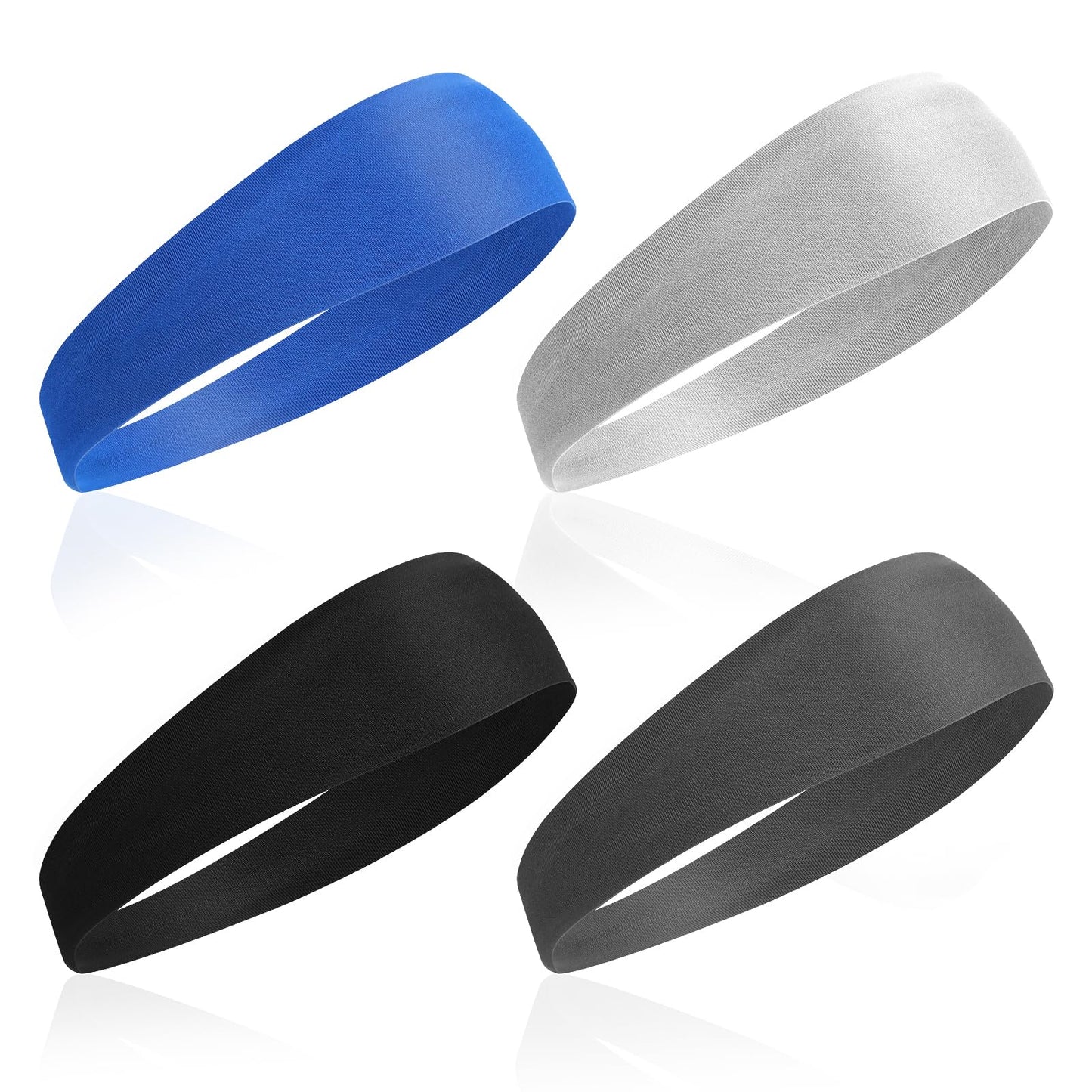 Gjinxi Sport Headbands 4 PCS Football Sweatband